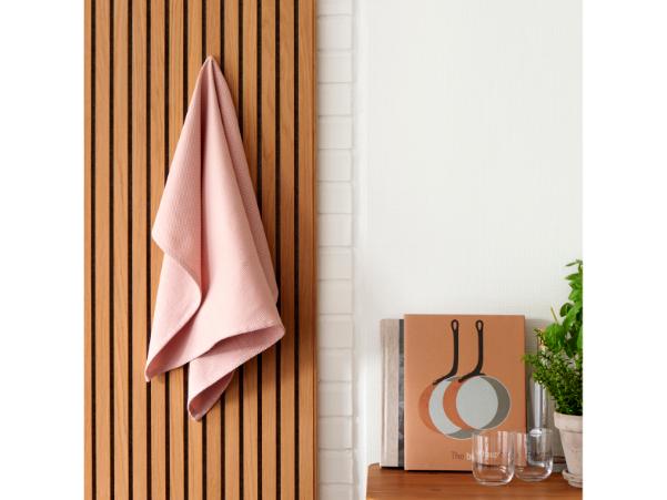 BITZ Bastian Tekstiler Diamond Tea Towel 70 X 50 Cm Rose Smoke