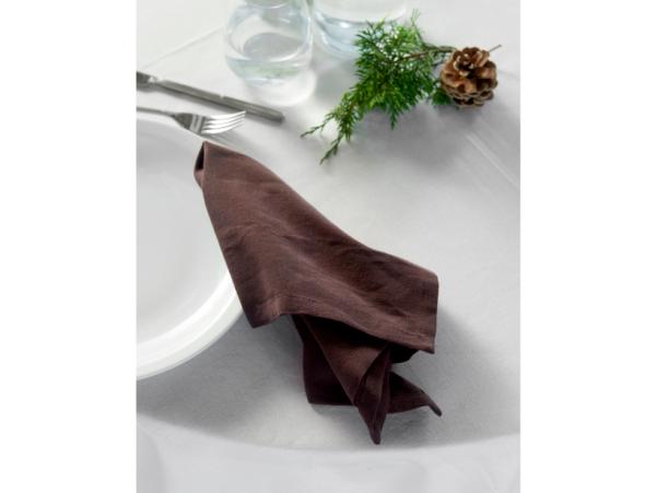 BITZ Bastian Tekstiler Napkins 45 X 45 Cm Coffee Bean