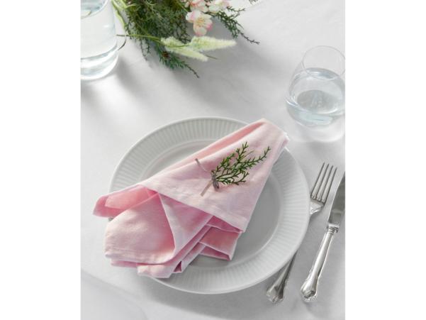 BITZ Bastian Tekstiler Napkins 45 X 45 Cm Rose Smoke