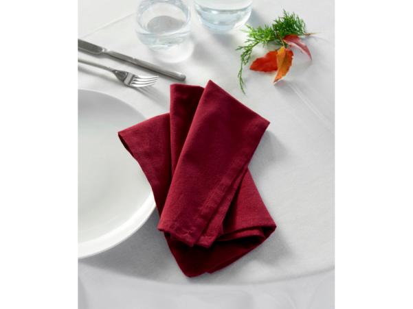 BITZ Bastian Tekstiler Napkins 45 X 45 Cm Rumba Red