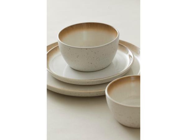 BITZ BITZ Bowl Dia. 12 X 6 Cm Cream/cream