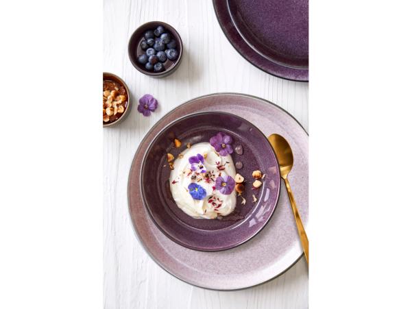 BITZ BITZ Bowl Dia. 18 X 5 Cm Black/lilac