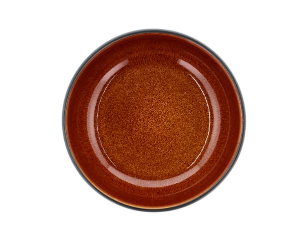BITZ BITZ Bowl Dia 18 X 7 Cm Black/Amber