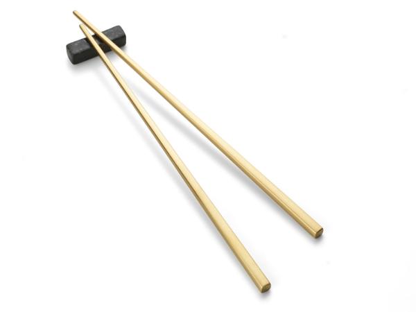 BITZ BITZ Chop sticks 23 cm 2 sæt Brass