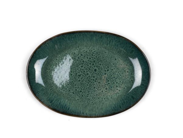 BITZ BITZ Dish 36 X 25 Cm Black/green