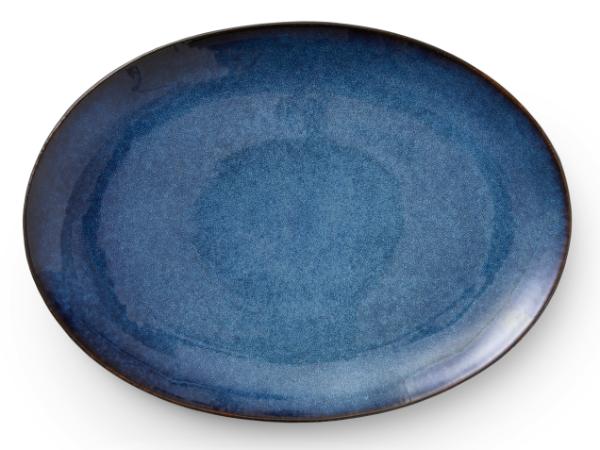 BITZ BITZ Dish 45 X 34 Cm Black/dark Blue