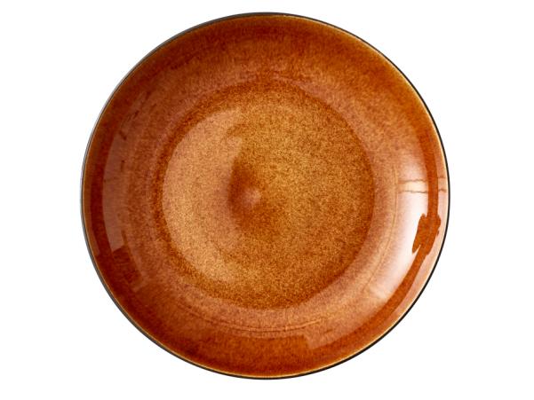 BITZ BITZ Dish Dia. 40 Cm Black/amber
