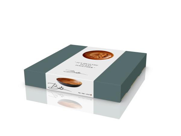 BITZ BITZ Dish Dia. 40 Cm Black/amber
