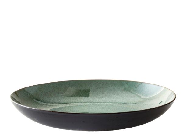 BITZ BITZ Dish Dia. 40 Cm Black/green
