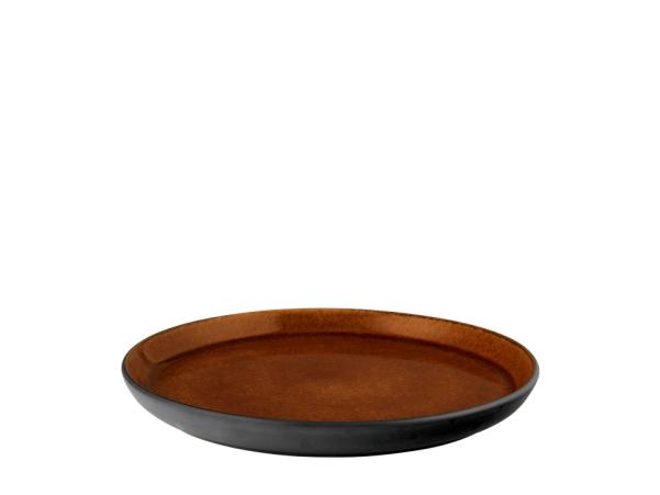 BITZ BITZ Gastro Plate Dia. 21 X 2.0 Cm Black/Amber