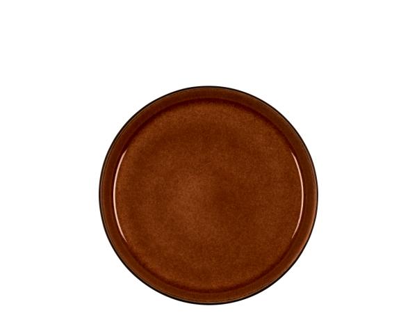 BITZ BITZ Gastro Plate Dia. 21 x 2.0 cm Black/Amber