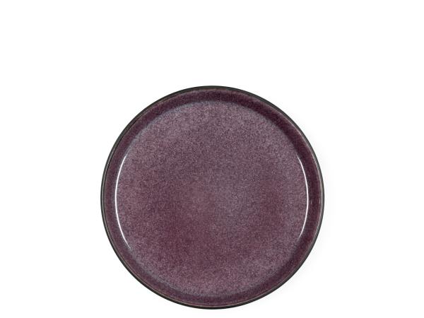 BITZ BITZ Gastro Plate Dia. 21 x 2.0 cm Black/Lilac