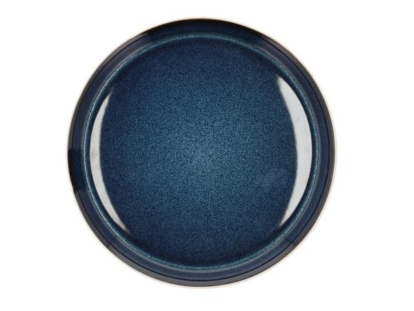 BITZ BITZ Gastro Plate Dia 27 cm White/Dark blue