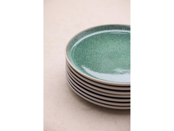 BITZ BITZ Gastro Plate Dia 27 Cm White/Green