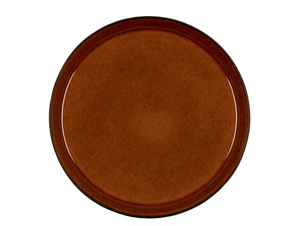 BITZ BITZ Gastro Plate Dia. 27 x 2.5 cm Black/Amber