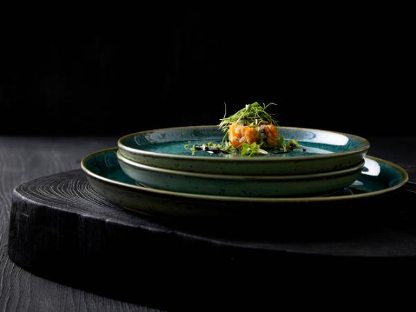 BITZ BITZ Gastro Plate Dia. 27 X 2.5 Cm Green/Green