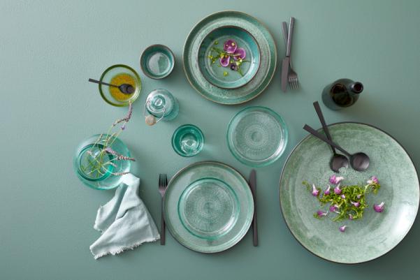 BITZ BITZ Gastro Plate Dia. 27 X 2.5 Cm Green/Green