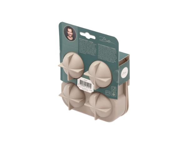 BITZ BITZ Ice Sphere Mould 12 X 11 8 X 5 Cm Grey