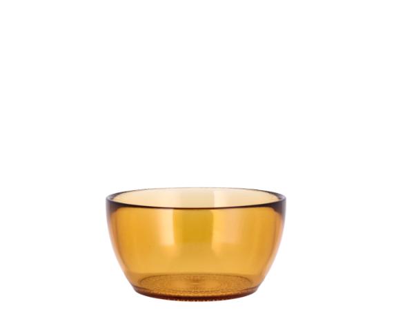 BITZ BITZ Kusintha Bowl Dia 12 Cm Amber