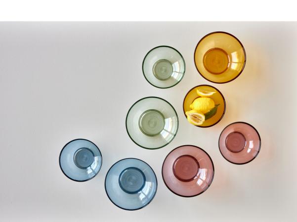 BITZ BITZ Kusintha Salad Bowl Dia 24 Cm Amber