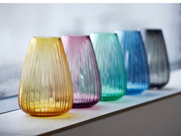 BITZ BITZ Kusintha Vase 22 Cm Blue