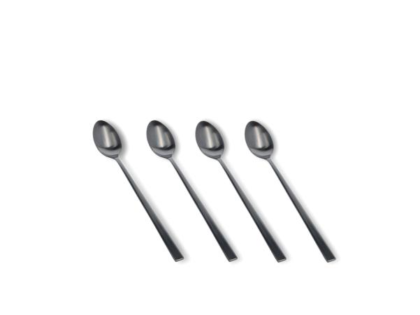 BITZ BITZ Latte Spoon 20 Cm 4 Pcs Black