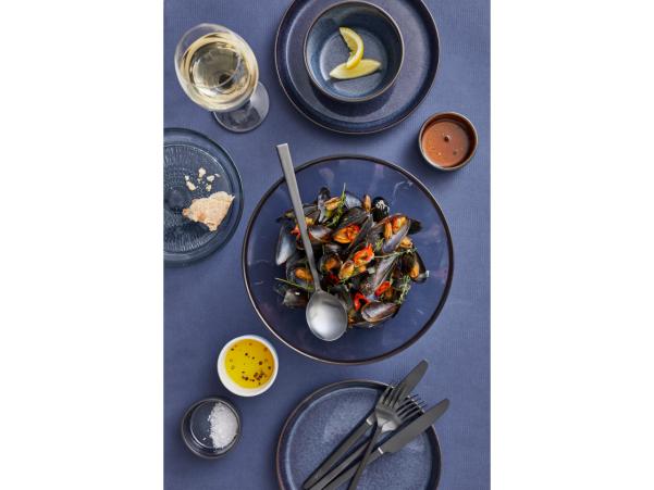 BITZ BITZ Mini Bowl Dia. 7 5 X 3 Cm Black/amber