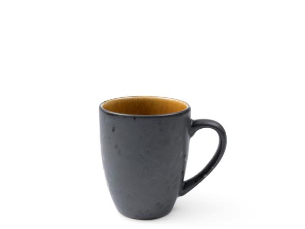 BITZ BITZ Mug Dia. 8 x 10 cm 30 cl black/amber