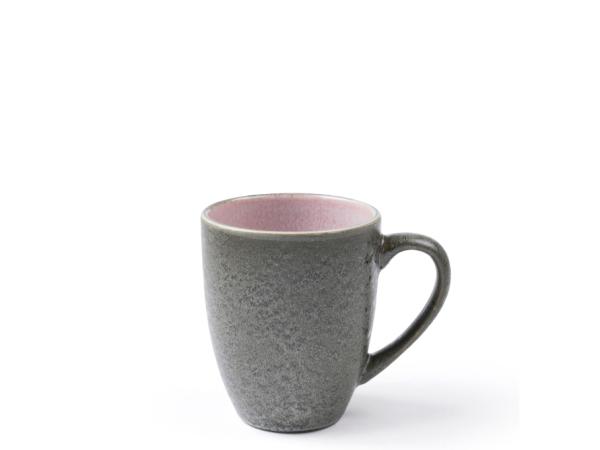 BITZ BITZ Mug Dia. 8 x 10 cm 30 cl Grey/Light pink