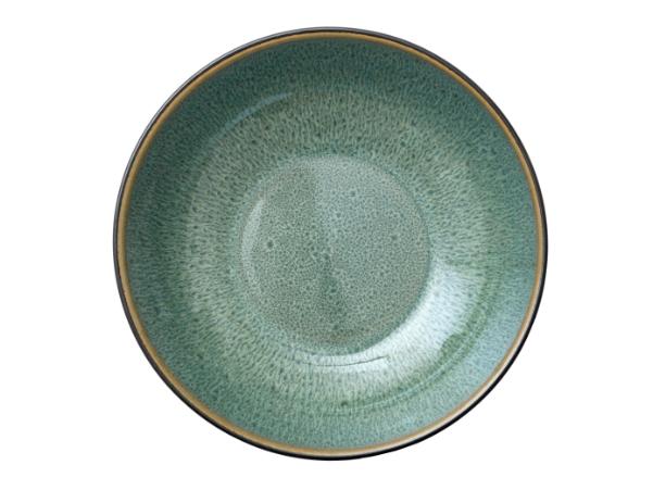 BITZ BITZ Pasta Bowl Dia. 20 X 6 Cm Black/green