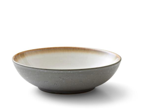 BITZ BITZ Salad bowl Dia. 24 x 6 cm Grey/cream