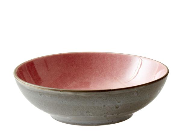 BITZ BITZ Salad Bowl Dia. 24 X 6 Cm Grey/Light Pink