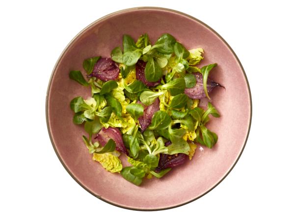 BITZ BITZ Salad Bowl Dia. 24 X 6 Cm Grey/Light Pink