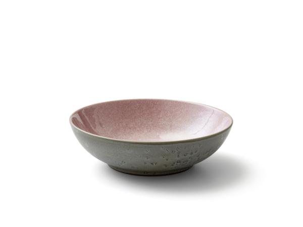 BITZ BITZ Salad bowl Dia. 24 x 6 cm Grey/Light pink