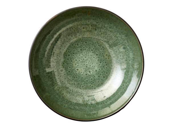 BITZ BITZ Salad Bowl Dia. 30 X 10 Cm Black/green