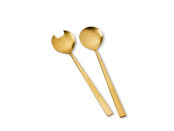 BITZ BITZ Salad set 23 cm 2 dele Brass