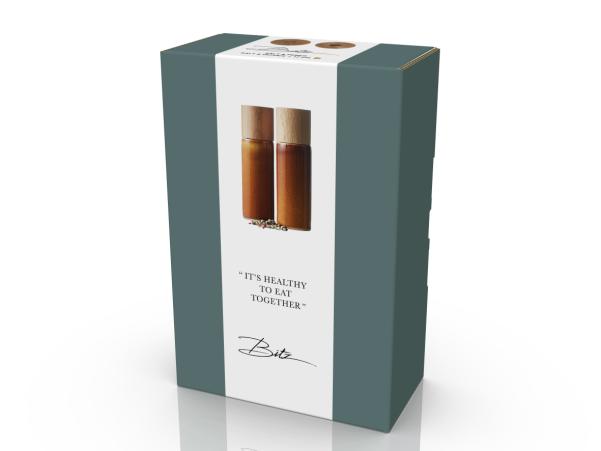 BITZ BITZ Salt & Pepper Dia. 5 0 X 16 7 Cm Amber