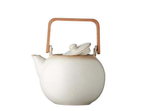 BITZ BITZ Tea Pot W. Tea Strainer 1.2 Litres Cream