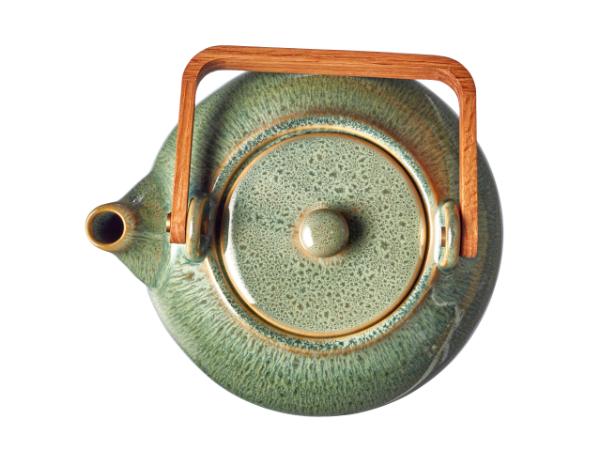 BITZ BITZ Tea Pot W. Tea Strainer 1.2 Litres Green