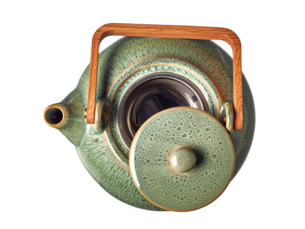 BITZ BITZ Tea Pot W. Tea Strainer 1.2 Litres Green