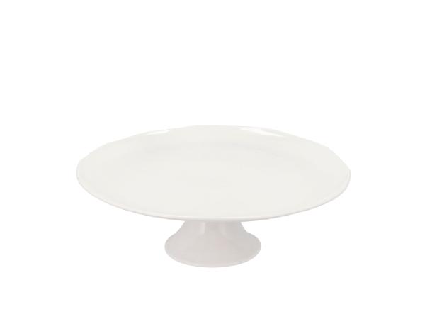 BITZ Blomsterbergs Cake stand Dia. 30 x 10 cm White