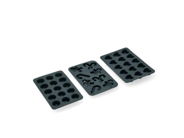 BITZ Blomsterbergs Chocolate Mould 3 Parts Grey