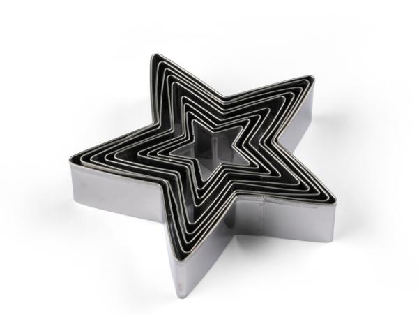 BITZ Blomsterbergs Cookie Cutter Set Star 9 Pcs