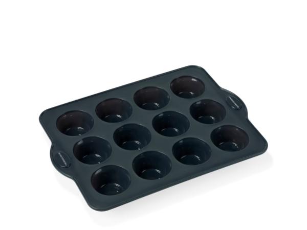 BITZ Blomsterbergs Muffin mould 12 pcs Grey