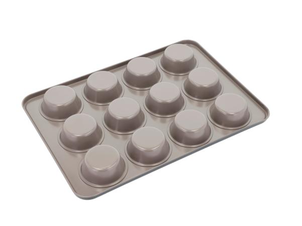 BITZ Blomsterbergs Muffin Pan For 12 Pcs. Latte