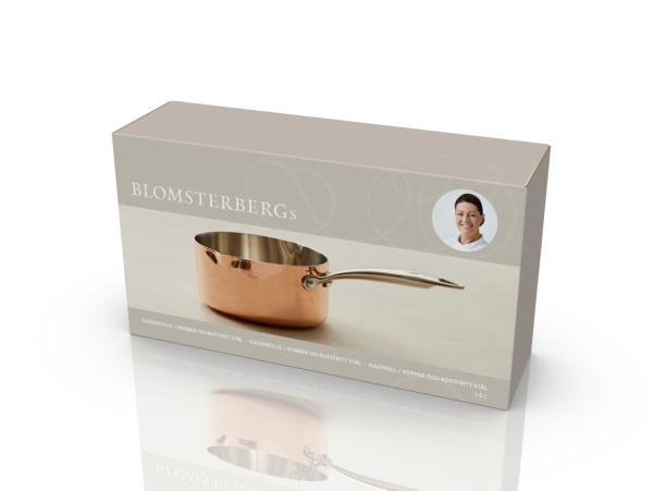 BITZ Blomsterbergs Saucepan 1.5 Litre Copper