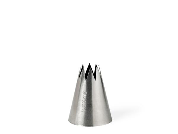 BITZ Blomsterbergs Star piping tip 18 mm Steel