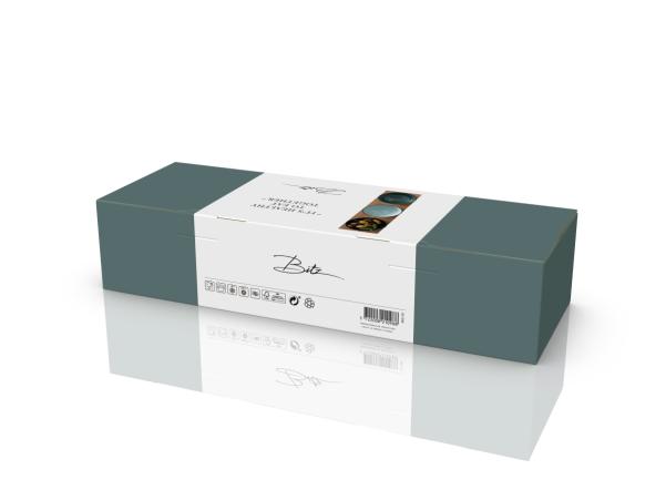 BITZ BITZ Cabaret Set 39 X 13 Cm Dia. 12 X 6 Cm 4 Dele Darkblue/l