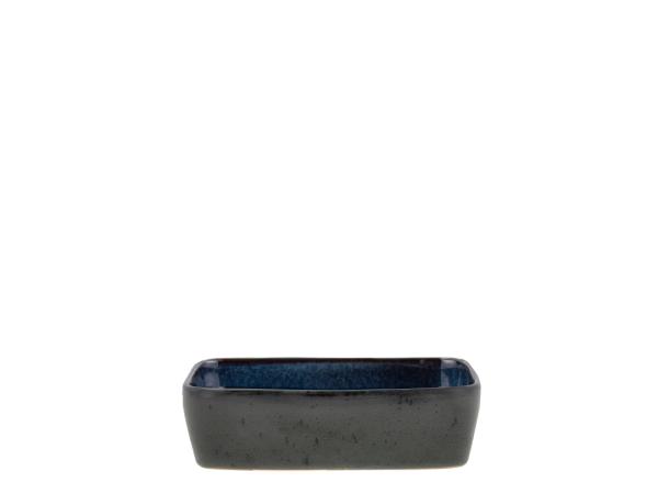 BITZ BITZ Dish rectangular 19 x 14 x 5.3 cm Black/Blue