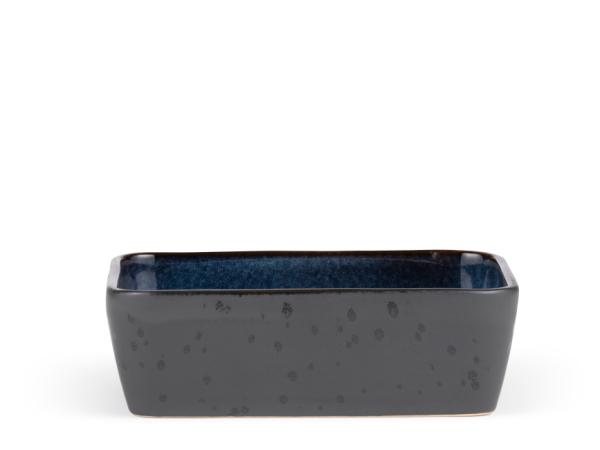 BITZ BITZ Dish rectangular 28 x 21 x 8 cm Black/Blue